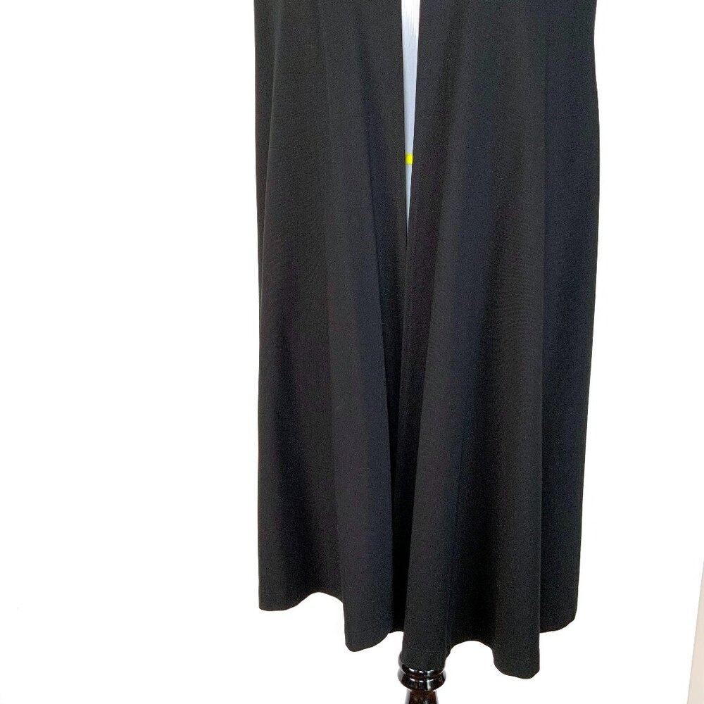 Bryn Walker Black Open Front Cardigan Long Vest Career Lagenlook Sz XL - Picture 12 of 16